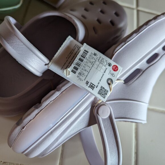 Zara AIR CHAMBER CLOGS Lilac | US Size  5½ (9.5 INCHES) - Picture 1 of 10